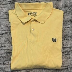 Chaps Classic Yellow Polo Shirt for Men